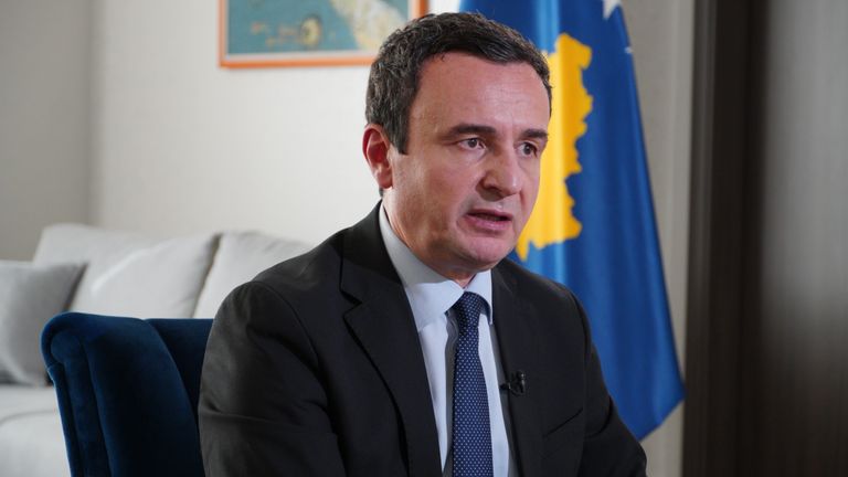 Kosovan Prime Minister Albin Kurti Kosovë